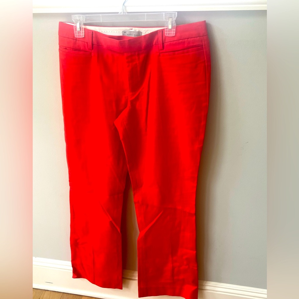 GAP Orange modern boot cut trouser in cotton, size 10L, like new, machine wash